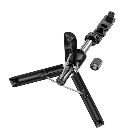 Borofone Selfie Bot BY12 Diva bluetooth selfiebot távirányítóval fekete - 8