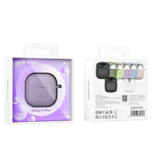 Borofone TWS Bluetooth fülhallgató BW29 Charm lila - 4