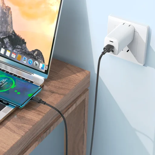 Borofone Kábel BX113 Lenny - USB Type-C - 3A 1 méter fekete, - 4