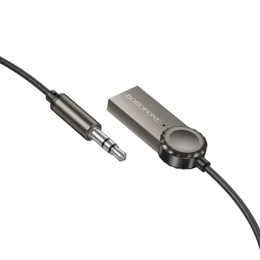 Borofone Audio Bluetooth vevő AUX BC56 Békés szürke - 4