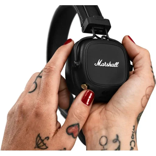 Marshall Major IV Bluetooth bezdrôtové slúchadlá čierne - 5