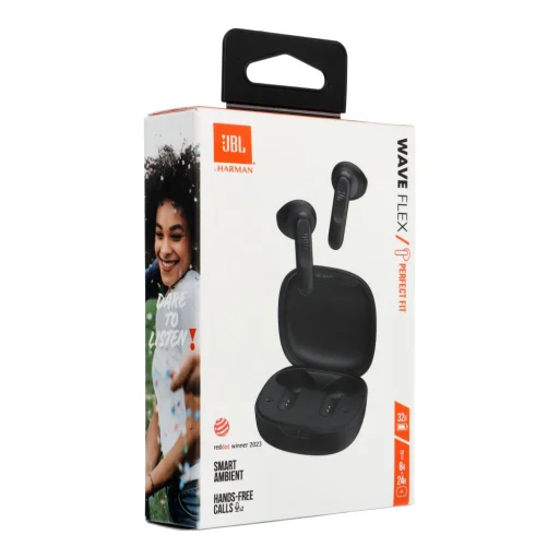 JBL Wave Flex TWS Bluetooth Wireless In-Ear Fülhallgató Fekete EU - 9