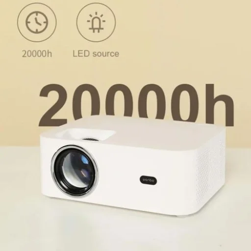 Wanbo Projektor X1 Pro 1080p Android rendszerrel Fehér EU - 2