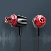 Joyroom vezetékes fülhallgató, In-Ear fejhallgató távirányítóval és mikrofonnal, 3.5 mm csatlakozó, fekete EU (JR-EL114-BLK) thumbnail
