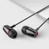 Joyroom vezetékes fülhallgató, In-Ear fejhallgató távirányítóval és mikrofonnal, 3.5 mm csatlakozó, fekete EU (JR-EL114-BLK) thumbnail