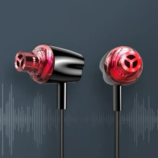 Joyroom vezetékes fülhallgató, In-Ear fejhallgató távirányítóval és mikrofonnal, 3.5 mm csatlakozó, fekete EU (JR-EL114-BLK) - 13