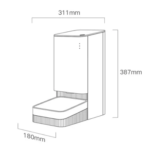 Xiaomi Mi Okos Kisállat Etető 3.6L Fehér EU BHR6143EU - 5
