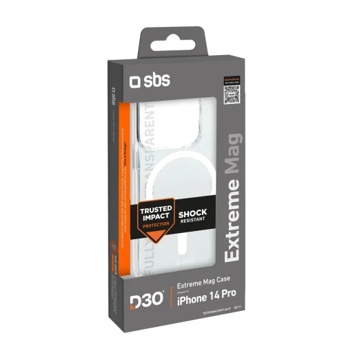 SBS D3O MagSafe tok iPhone 14 Pro - Átlátszó - 5