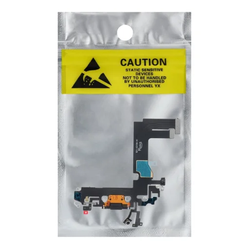 Nabíjací flex USB iPhone 13 Mini čierny (demontovaný) - 4
