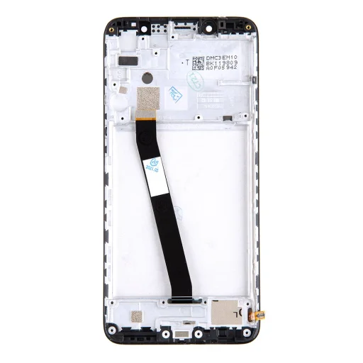 LCD kijelző + Érintőegység + Előlap Xiaomi Redmi 7A Fekete (Logo nélkül) - 2