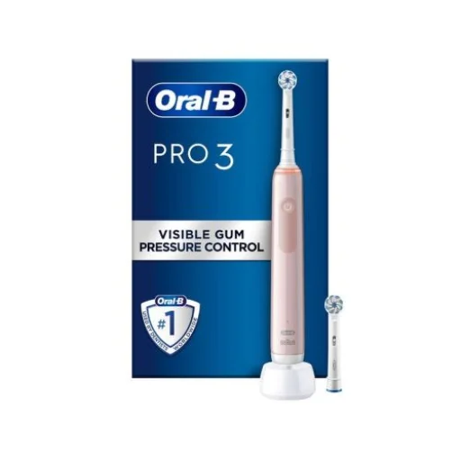 Oral-B Elektromos Fogkefe Cross Action Pro3 3400N Pink EU - 1