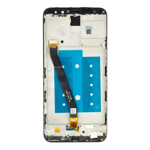 LCD kijelző + érintőképernyő egység + előlap Huawei Mate 10 Lite fekete (logó nélkül), - 2