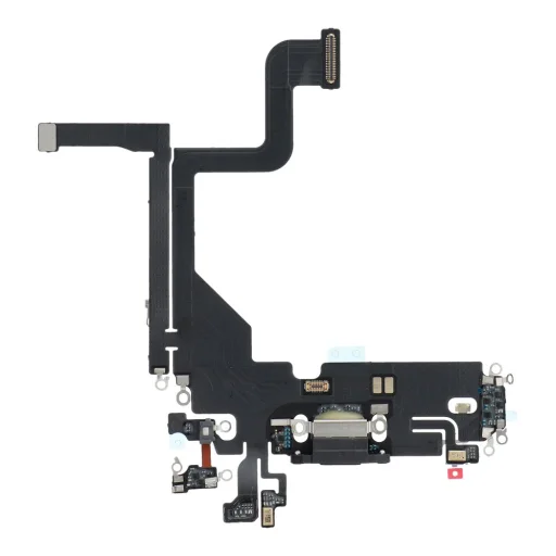 Nabíjací flex USB iPhone 13 Pro čierny (z demontáže) - 1
