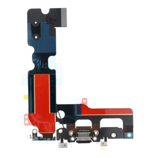 Töltőcsatlakozó flexibilis kábel IPHONE 7 Plus fekete OEM, - 2