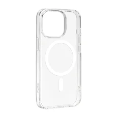 Puro Cover PC+TPU+TPE mágnesekkel "LITE MAG PRO" iPhone 15 Pro tok, fehér színű