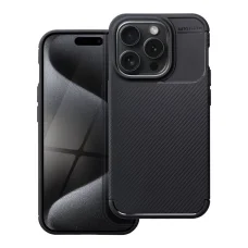 CARBON PREMIUM tok IPHONE 15 Pro fekete tok