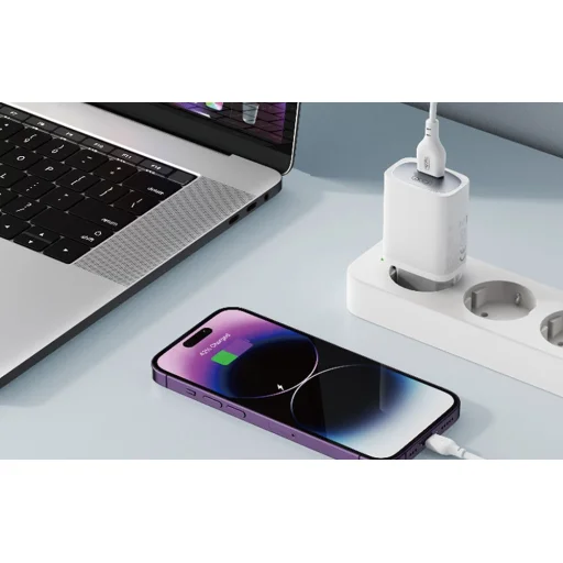 XO fali töltő CE19 QC 18W 1x USB fehér, - 8