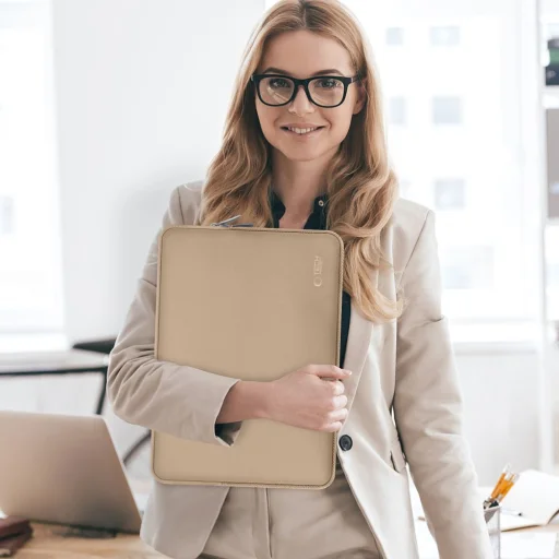 TECH-PROTECT NEOSLIM laptoptáska 15-16 CAFFE LATTE - 8