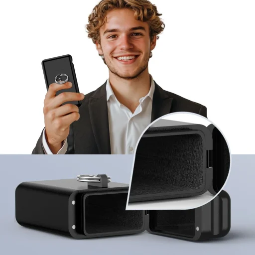 Tech-Protect KLR200 Fém Keyless RFID jelblokkoló tok fekete blokkoló - 6