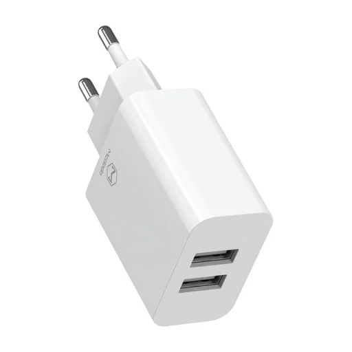 Mcdodo Kettős USB Töltő CH-6721 (EU) Type-C Kábel 1m Utazó Szett (fehér) - 3