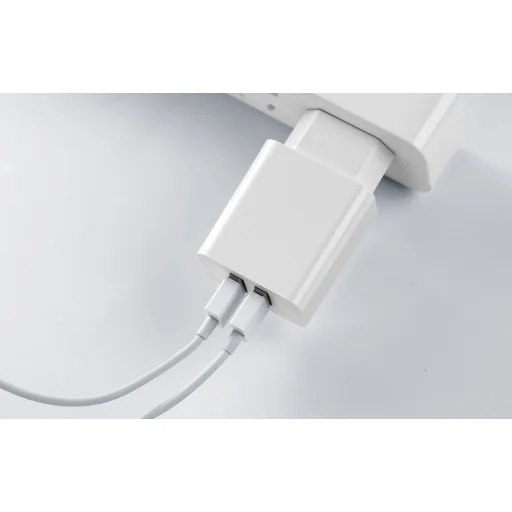 Mcdodo Kettős USB Töltő CH-6721 (EU) Type-C Kábel 1m Utazó Szett (fehér) - 7