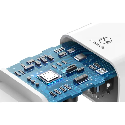 Mcdodo Kettős USB Töltő CH-6721 (EU) Type-C Kábel 1m Utazó Szett (fehér) - 10