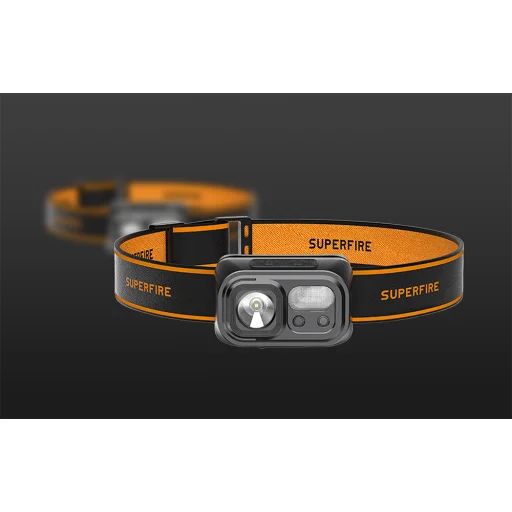 Fejlámpa Superfire HL23-S, 350lm, USB-C - 5