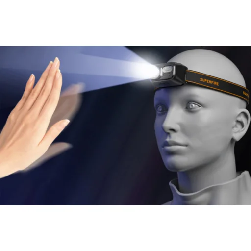 Fejlámpa Superfire HL23-S, 350lm, USB-C - 7