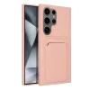 Kártyatartó tok Samsung Galaxy S24 Ultra rózsaszín tok - 2