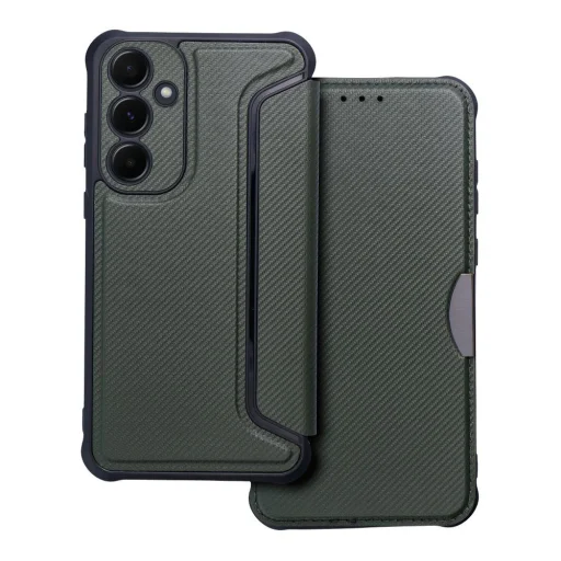 RAZOR knižkové puzdro Samsung Galaxy A55 5G tmavozelené puzdro - 1