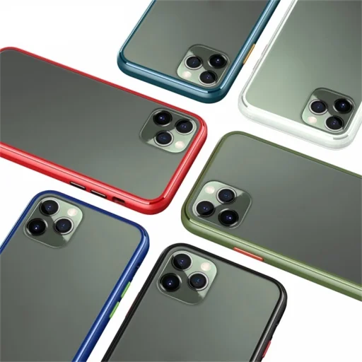 Szilikon matt tok iPhone 11 Pro piros - 2