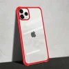 Szilikon áttetsző tok iPhone 11 Pro piros ütésálló kerettel thumbnail