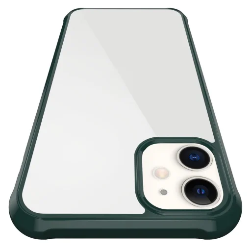 Szilikon áttetsző tok iPhone 11 Pro kék ütésálló kerettel - 3