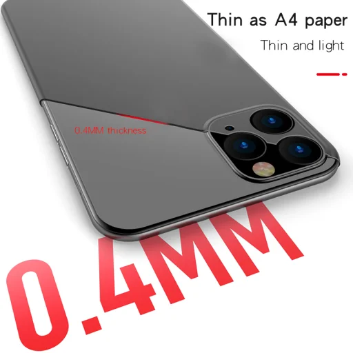 Áttetsző tok iPhone 11 piros - 3