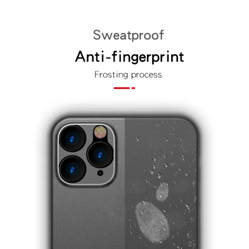 Áttetsző tok iPhone 11 piros - 4