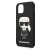 iPhone 11 Pro szilikon tok fekete Karl Lagerfeld Iconic KLHCN58SLFKBK thumbnail