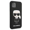 iPhone 11 Pro szilikon tok fekete Karl Lagerfeld Iconic KLHCN58SLFKBK thumbnail