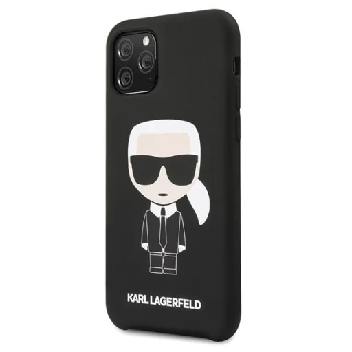iPhone 11 Pro szilikon tok fekete Karl Lagerfeld Iconic KLHCN58SLFKBK - 2