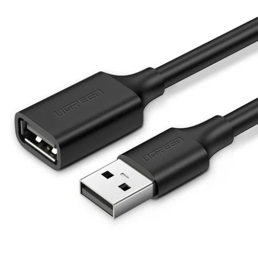 Ugreen USB apa - USB anya kábelhosszabbító 2m fekete (10316) - 1