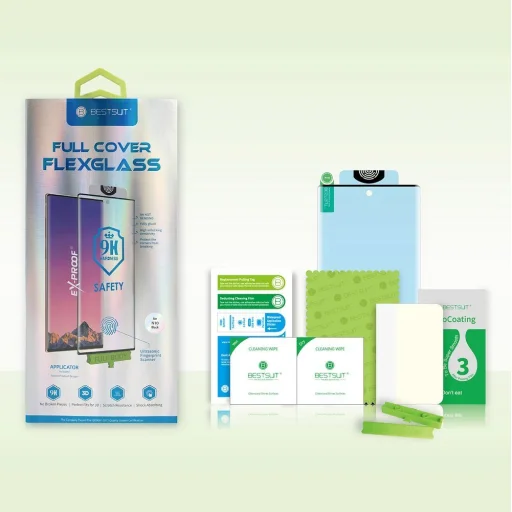 3D Edge Nano Flexi Hybrid kijelzővédő üvegfólia kerettel Samsung S10 Plus - 20