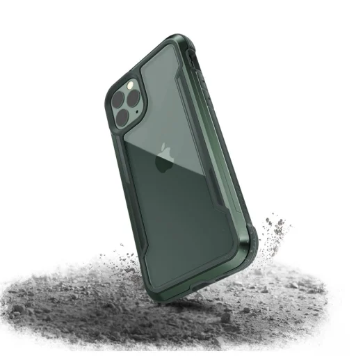 X-DORIA Defense Shield tok iPhone 11 Pro mélysötét zöld ütésálló - 4