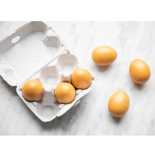 Fából készült tojások tartóval gyerekjáték - 2