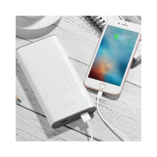 HOCO B31A Rege 30000 mAh powerbank fehér - 3