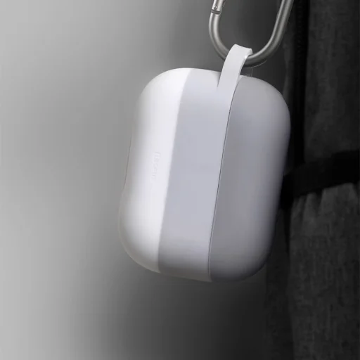 Baseus szilikon AirPods Pro 1/2 tok karabinerrel zöld (WIAPPOD-E06) - 9