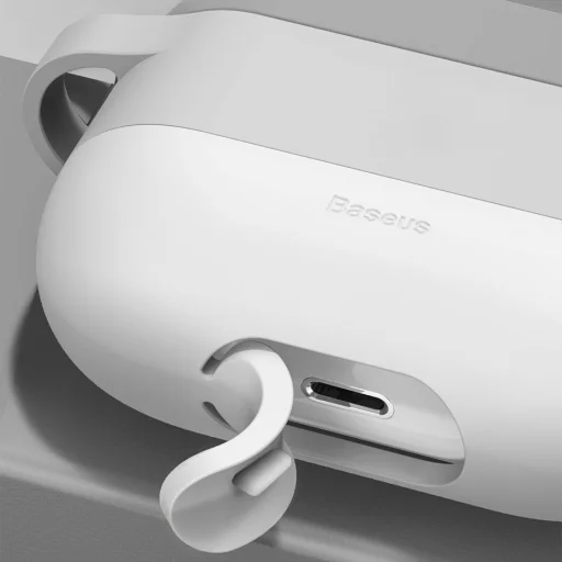 Baseus szilikon AirPods Pro 1/2 tok karabinerrel zöld (WIAPPOD-E06) - 6