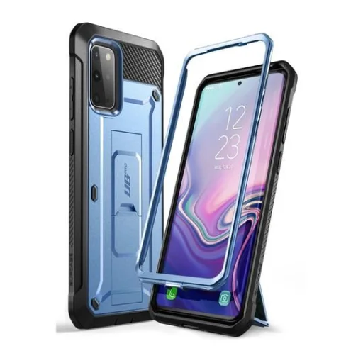 Supcase Unicorn Beetle Pro tok Samsung Galaxy S20 Plus Metallic Blue ütésálló - 1