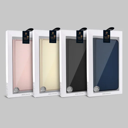 Dux Ducis Skin Pro fliptok Xiaomi Redmi Note 8T fekete - 2