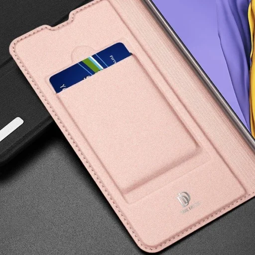 Samsung Galaxy A71 Dux Ducis Skin Pro fliptok arany színben - 10