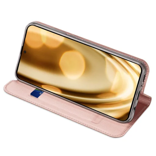 Samsung Galaxy A71 Dux Ducis Skin Pro fliptok arany színben - 8
