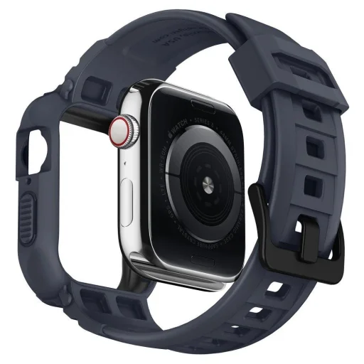 Spigen Rugged Armor Apple Watch tok 4/5 (44mm) szénszürke - 4